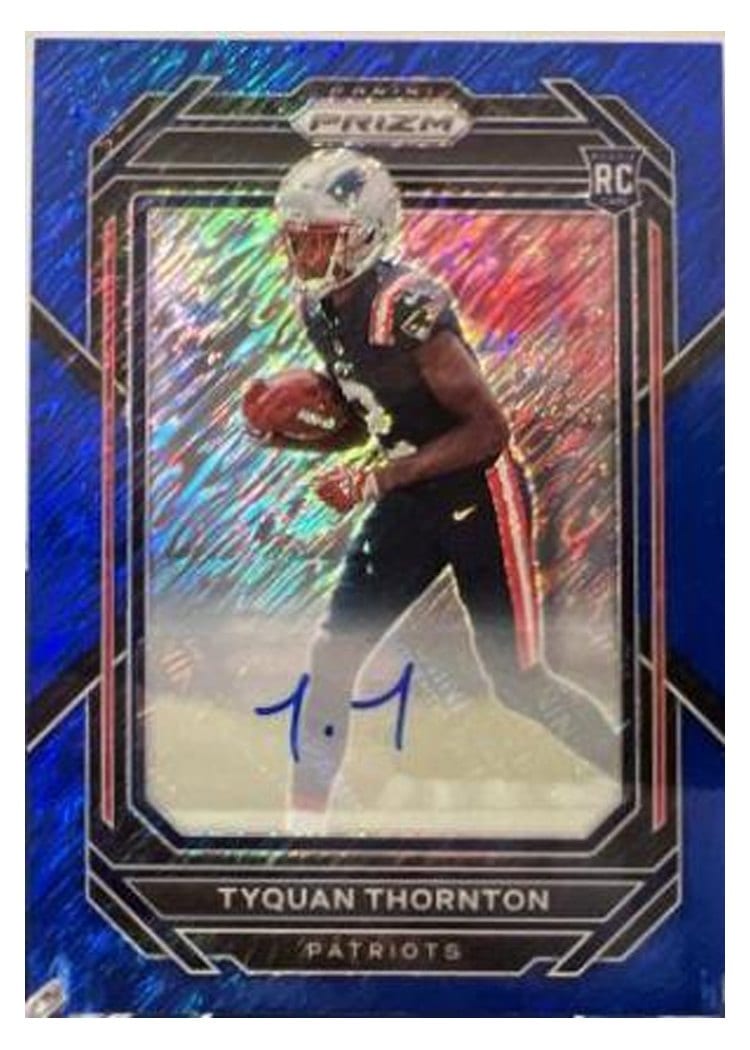2022 Panini Prizm Base Set Tyquan Thornton #328 card