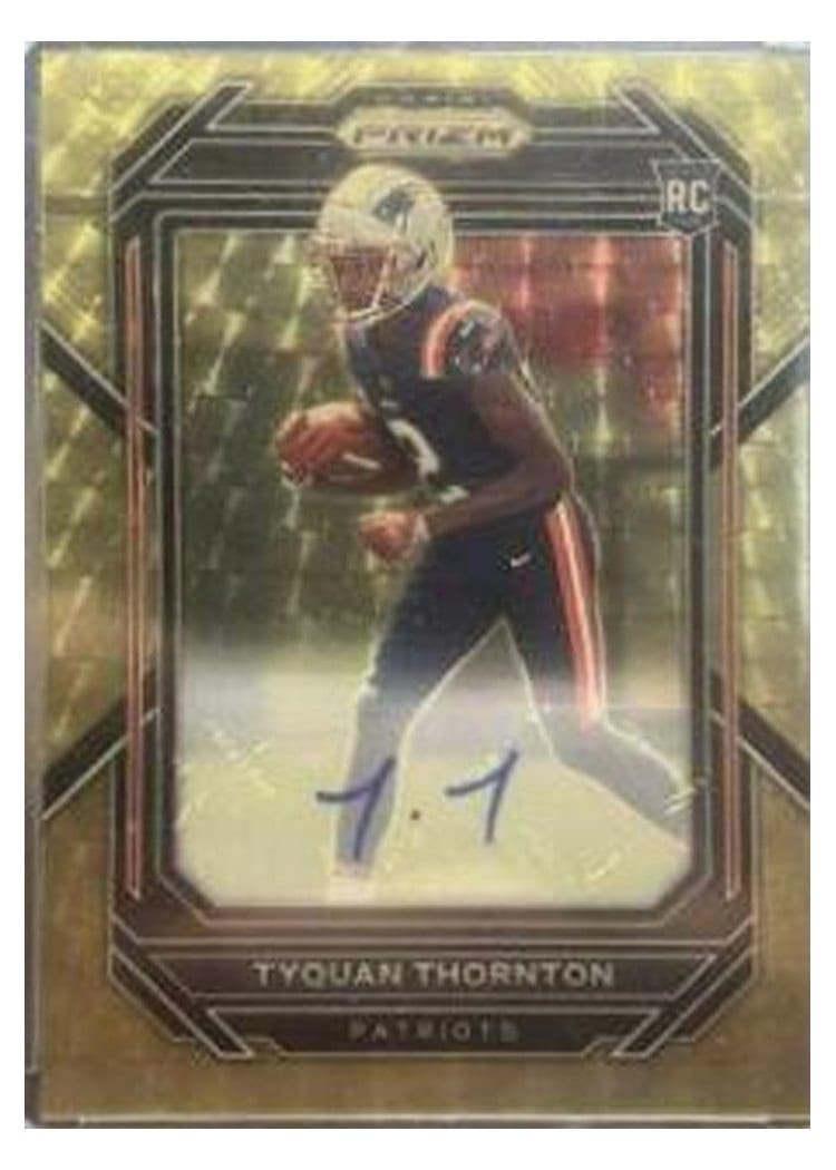 2022 Panini Prizm Base Set Tyquan Thornton #328 card