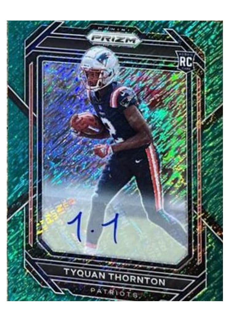 2022 Panini Prizm Base Set Tyquan Thornton #328 card