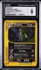 2003 Aquapolis Tyranitar #H28 card