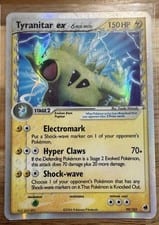 Tyranitar ex δ Dragon Frontiers card