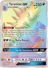 2018 Lost Thunder Tyranitar-GX #223 card