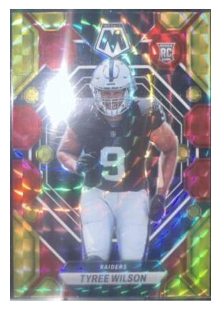 2023 Panini Mosaic Base Set Tyree Wilson Choice Peacock #372 card