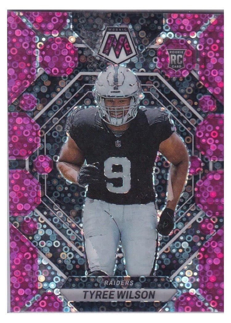 2023 Panini Mosaic Base Set Tyree Wilson No Huddle Pink #372 card