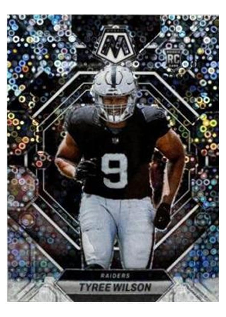 2023 Panini Mosaic Base Set Tyree Wilson No Huddle Silver #372 card