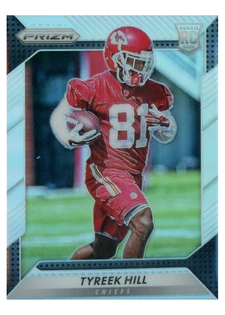 2016 Panini Prizm Base Set Tyreek Hill #296 card