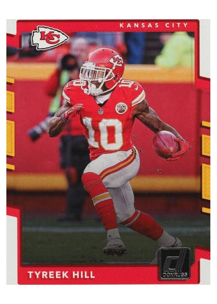 2017 Donruss Base Set Tyreek Hill #190 card