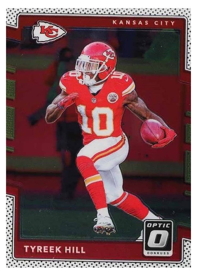 2017 Donruss Optic Base Set Tyreek Hill #85 card
