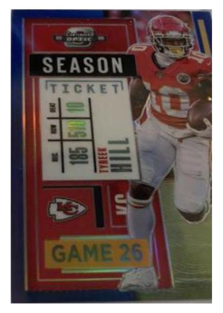 2020 Panini Contenders Optic Base Set Tyreek Hill #30 card
