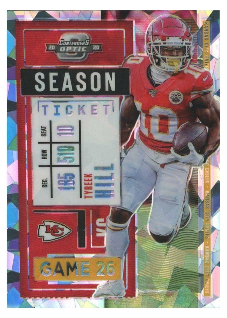 2020 Panini Contenders Optic Base Set Tyreek Hill #30 card