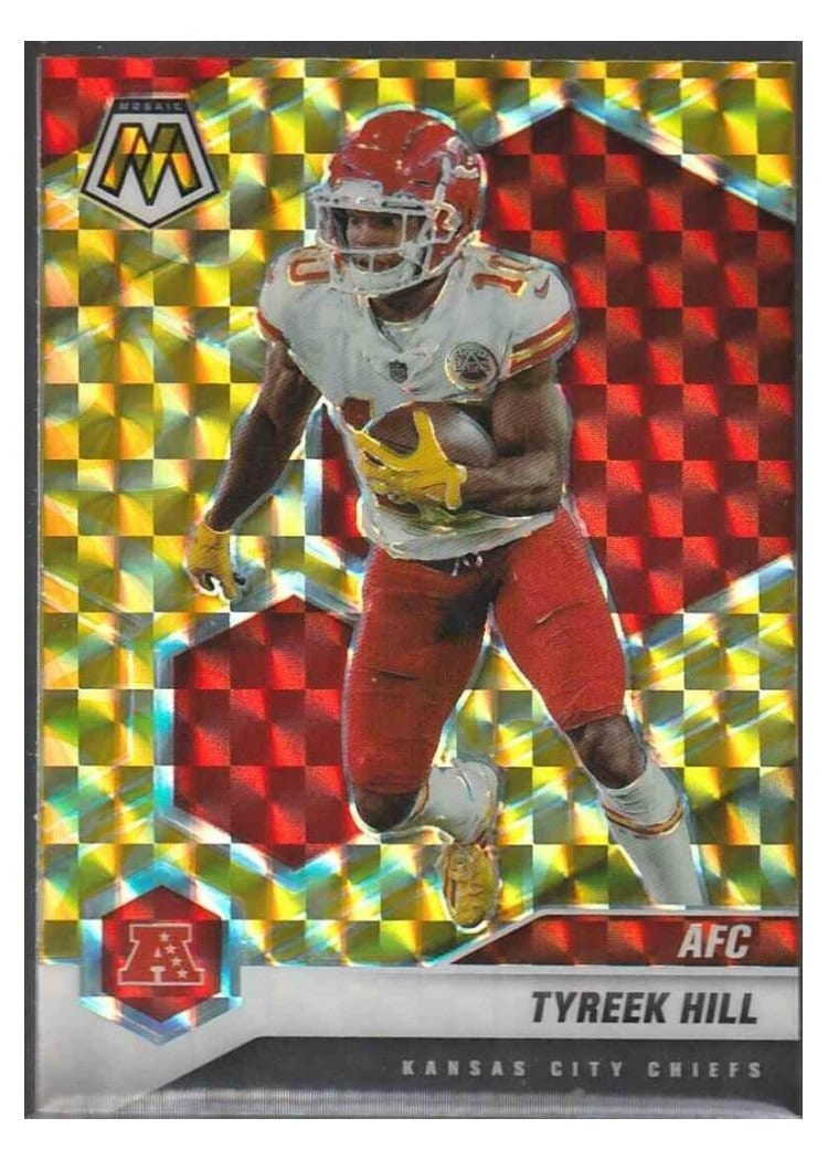 2021 Panini Mosaic Base Set Tyreek Hill #5 card