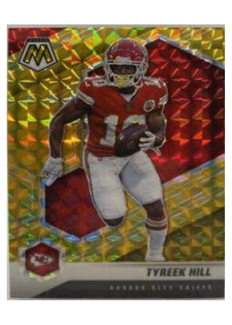 2021 Panini Mosaic Base Set Tyreek Hill Gold Mosaic #5 card