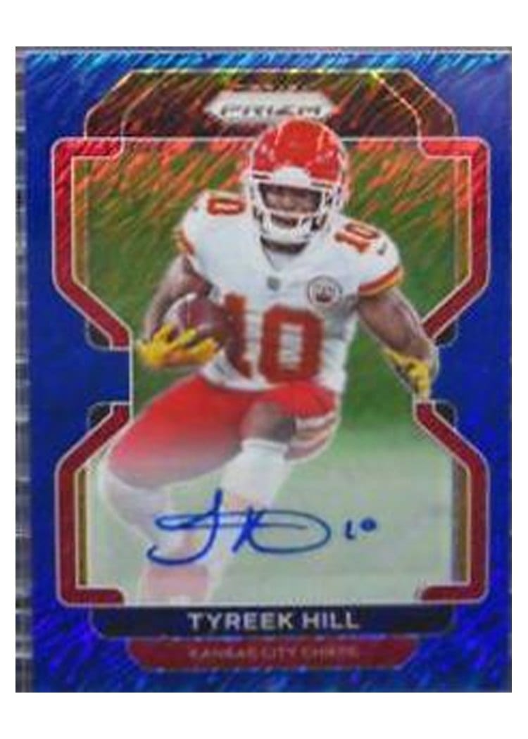 2021 Panini Prizm Base Set Tyreek Hill #187 card