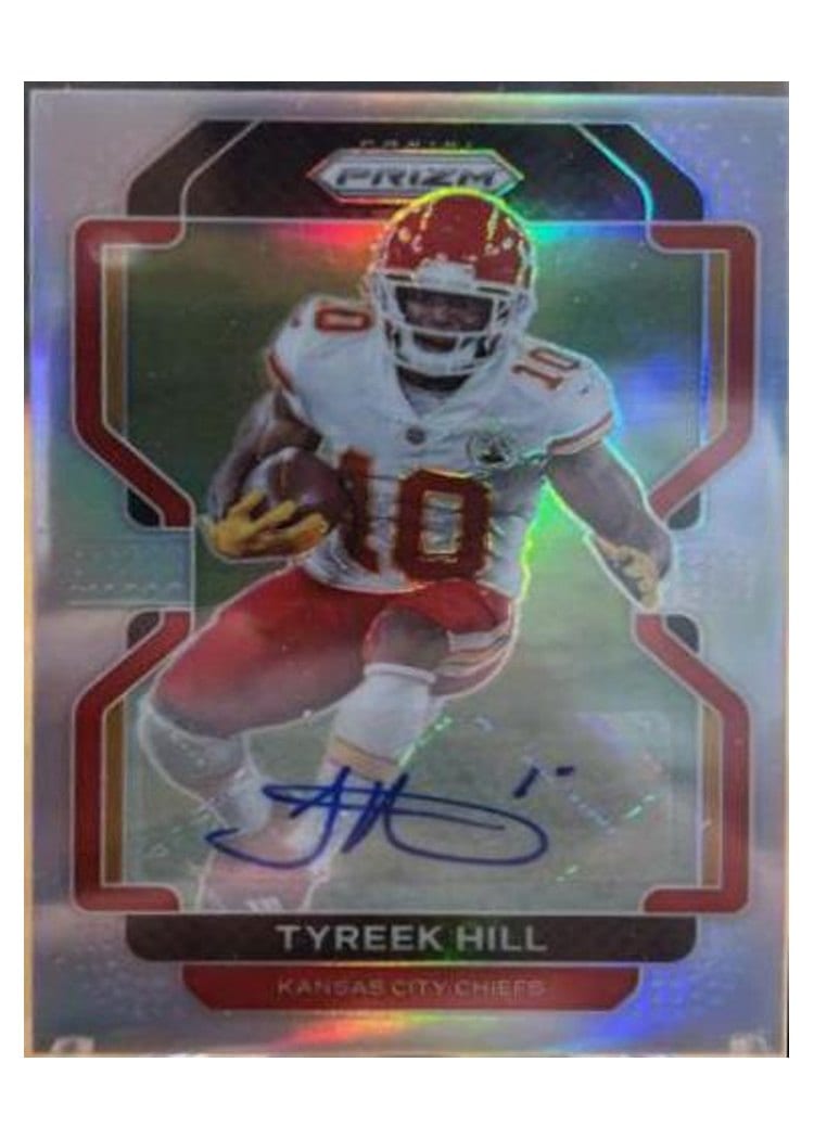 2021 Panini Prizm Base Set Tyreek Hill #187 card