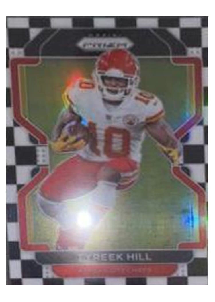 2021 Panini Prizm Base Set Tyreek Hill #187 card