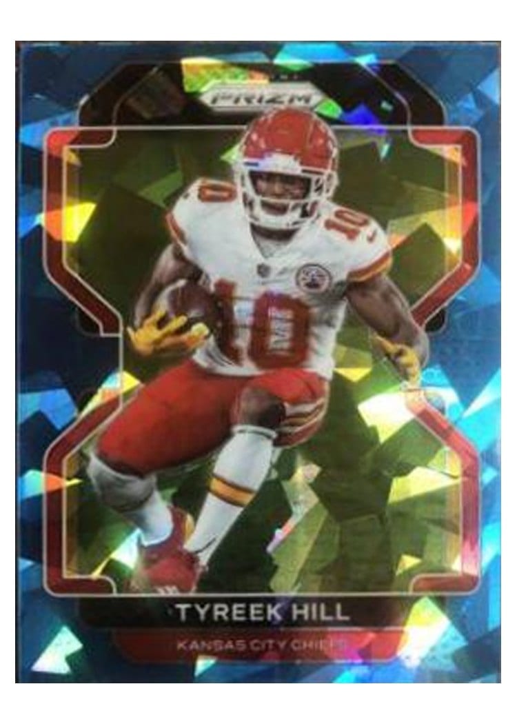 2021 Panini Prizm Base Set Tyreek Hill #187 card
