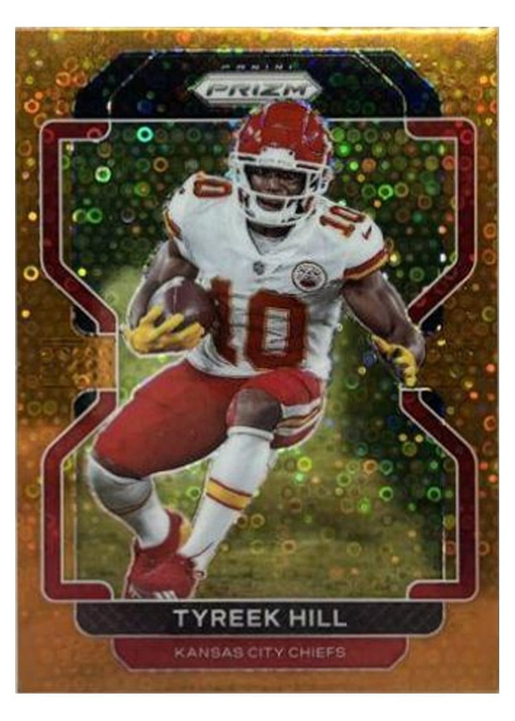 2021 Panini Prizm Base Set Tyreek Hill #187 card