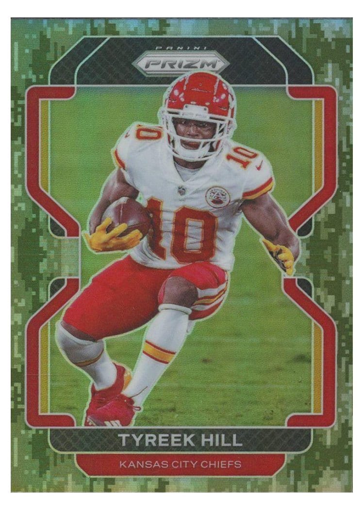2021 Panini Prizm Base Set Tyreek Hill #187 card