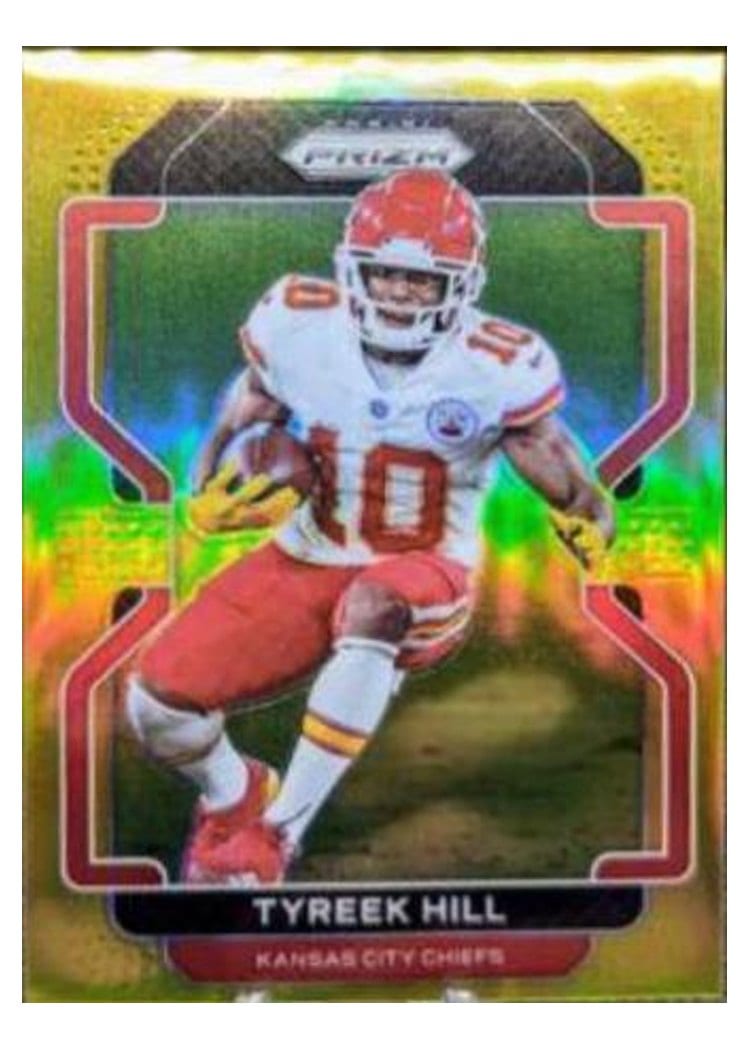 2021 Panini Prizm Base Set Tyreek Hill #187 card