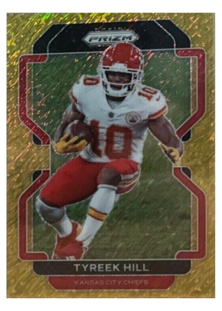 2021 Panini Prizm Base Set Tyreek Hill #187 card