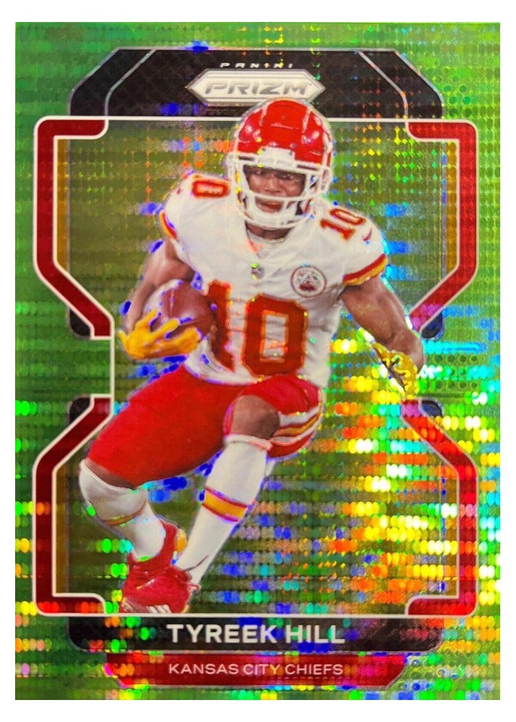 2021 Panini Prizm Base Set Tyreek Hill #187 card