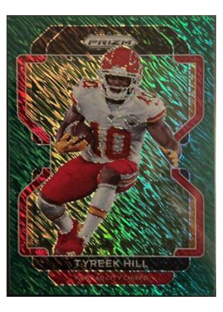 2021 Panini Prizm Base Set Tyreek Hill #187 card