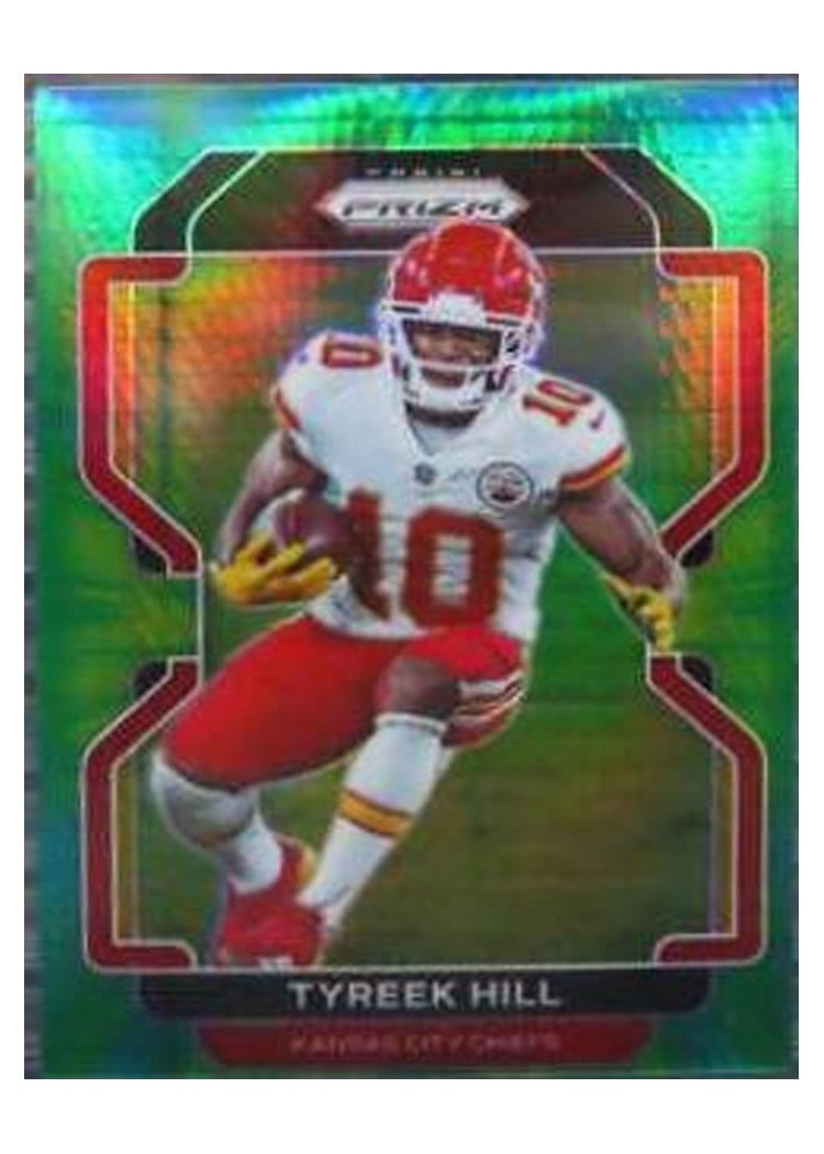 2021 Panini Prizm Base Set Tyreek Hill #187 card