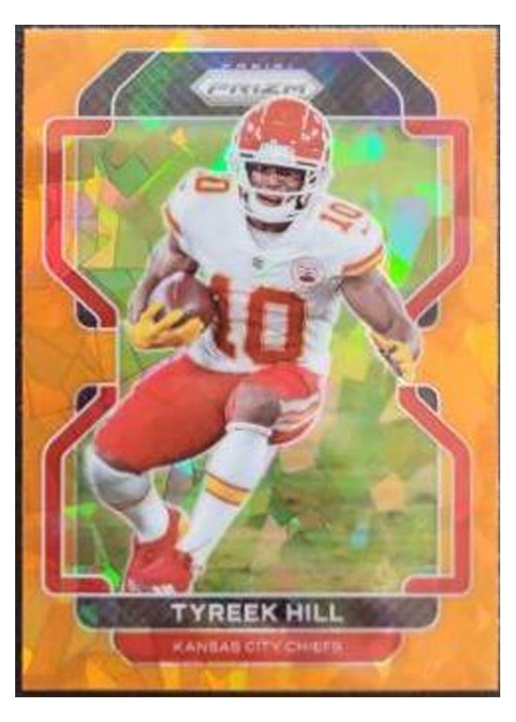 2021 Panini Prizm Base Set Tyreek Hill #187 card