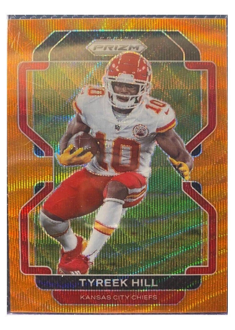 2021 Panini Prizm Base Set Tyreek Hill #187 card