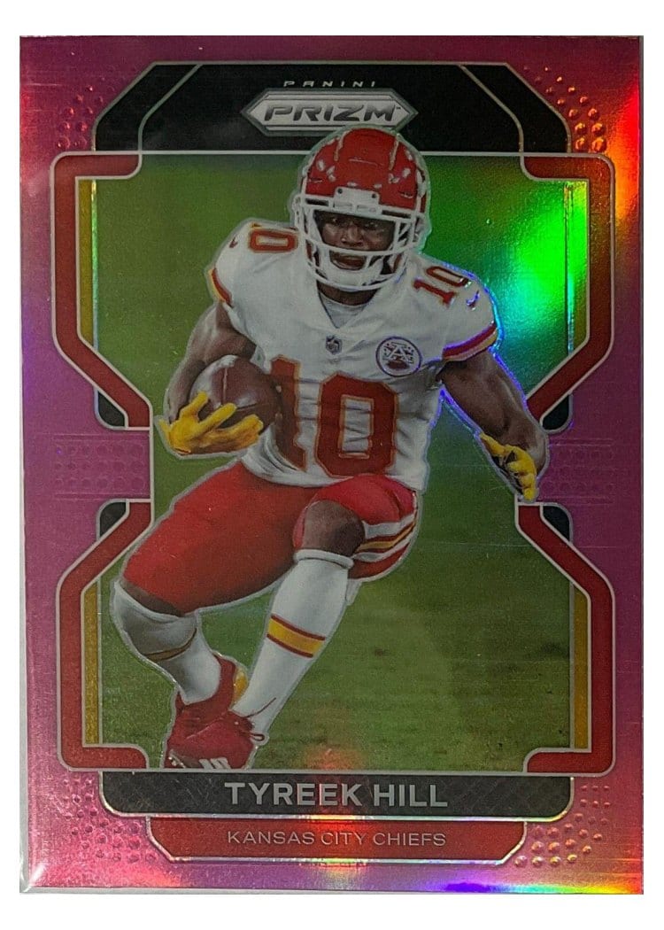 2021 Panini Prizm Base Set Tyreek Hill #187 card