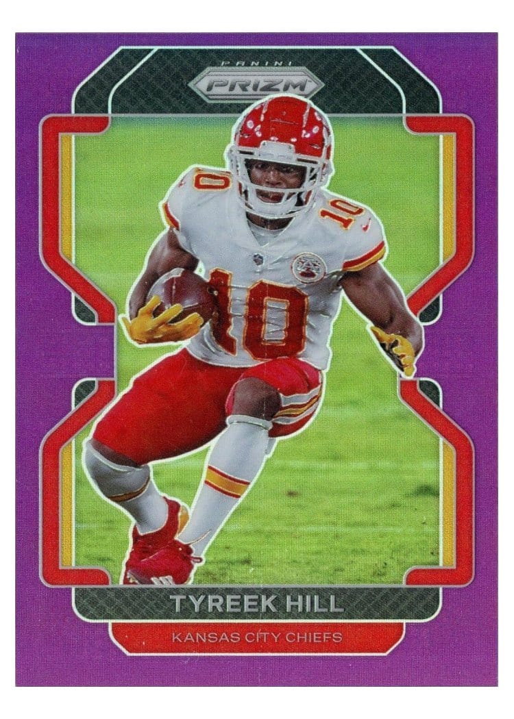 2021 Panini Prizm Base Set Tyreek Hill #187 card