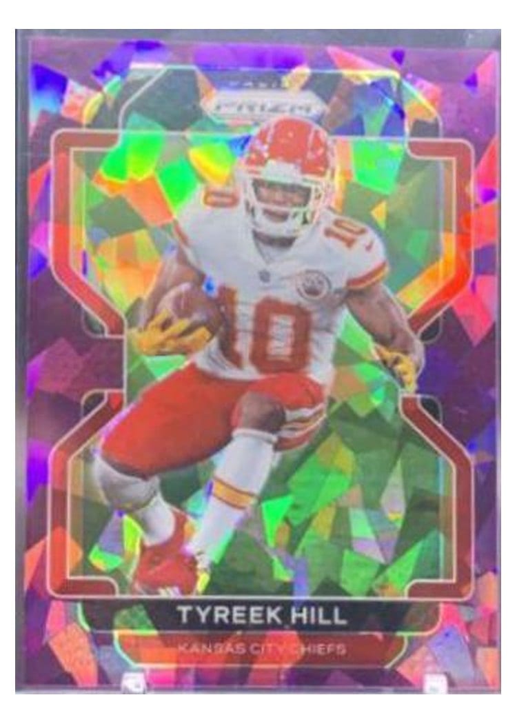 2021 Panini Prizm Base Set Tyreek Hill #187 card