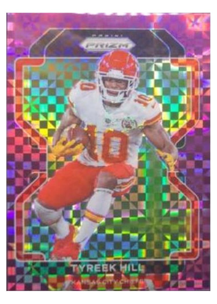 2021 Panini Prizm Base Set Tyreek Hill #187 card