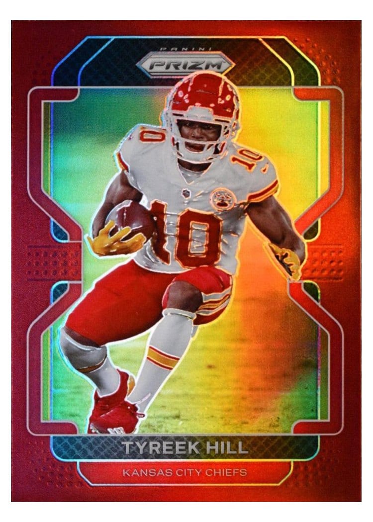 2021 Panini Prizm Base Set Tyreek Hill #187 card