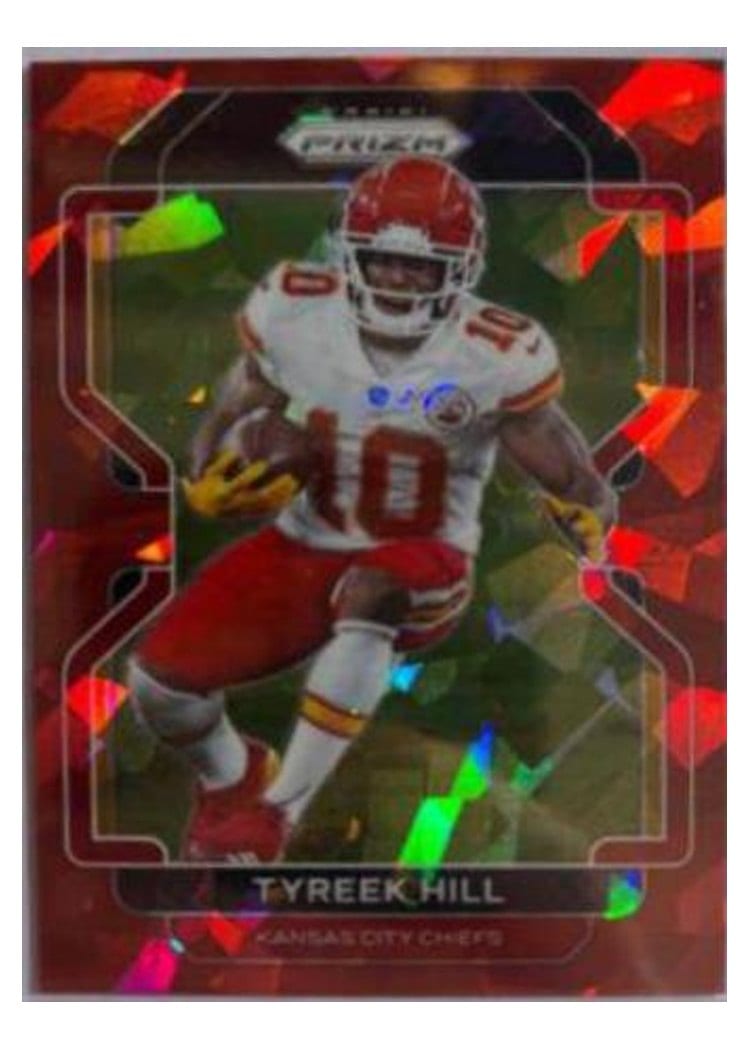 2021 Panini Prizm Base Set Tyreek Hill #187 card