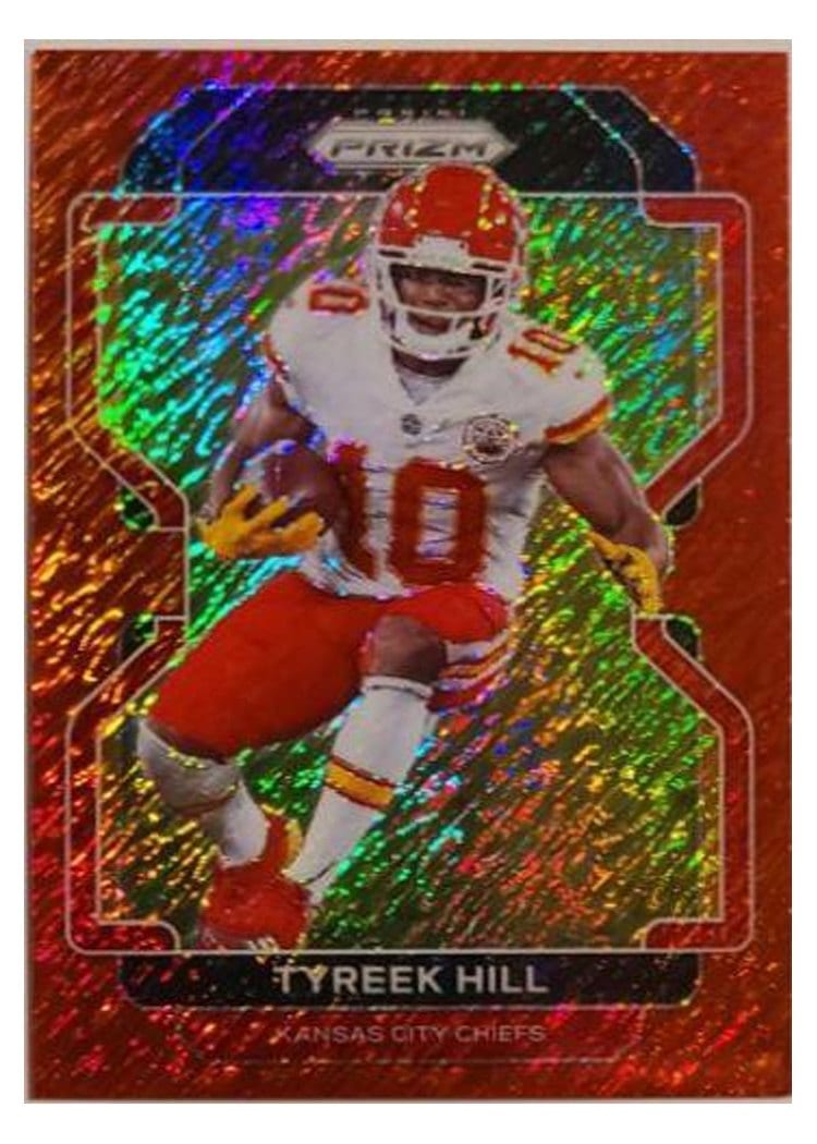 2021 Panini Prizm Base Set Tyreek Hill #187 card