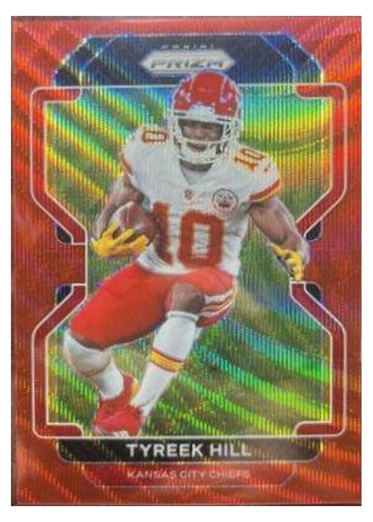 2021 Panini Prizm Base Set Tyreek Hill #187 card