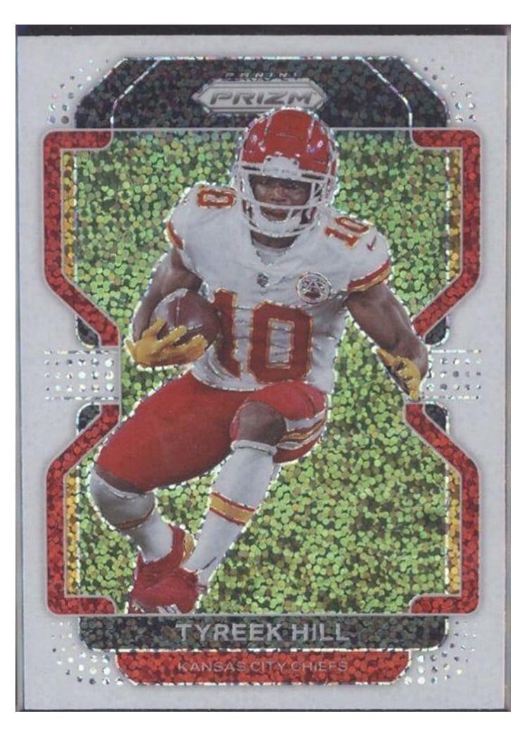 2021 Panini Prizm Base Set Tyreek Hill #187 card