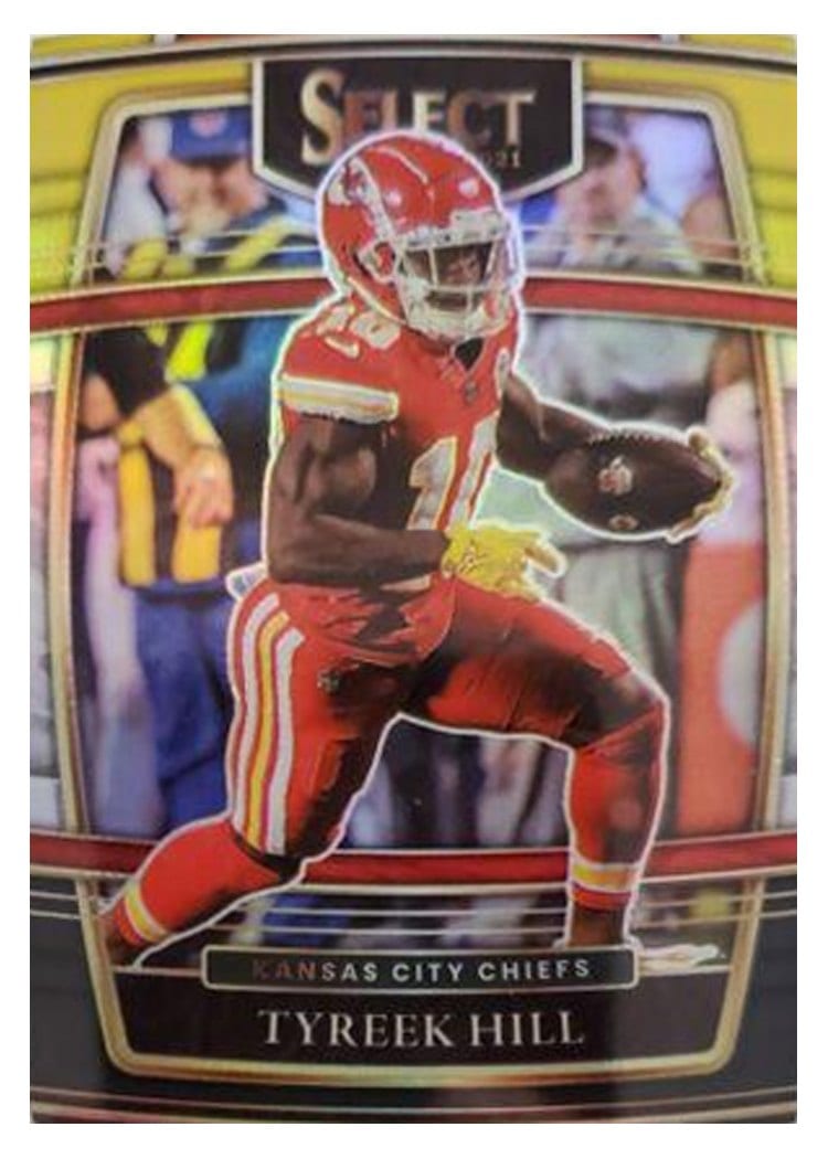 2021 Panini Select Base Set Tyreek Hill #18 card