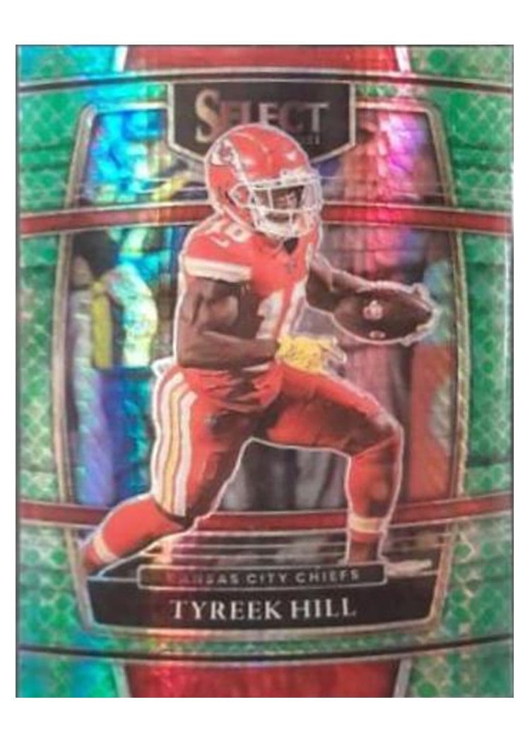 2021 Panini Select Base Set Tyreek Hill #18 card