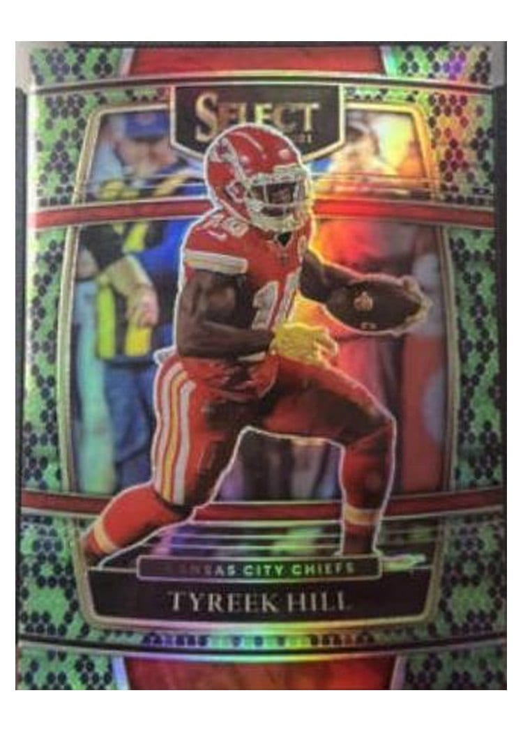 2021 Panini Select Base Set Tyreek Hill #18 card
