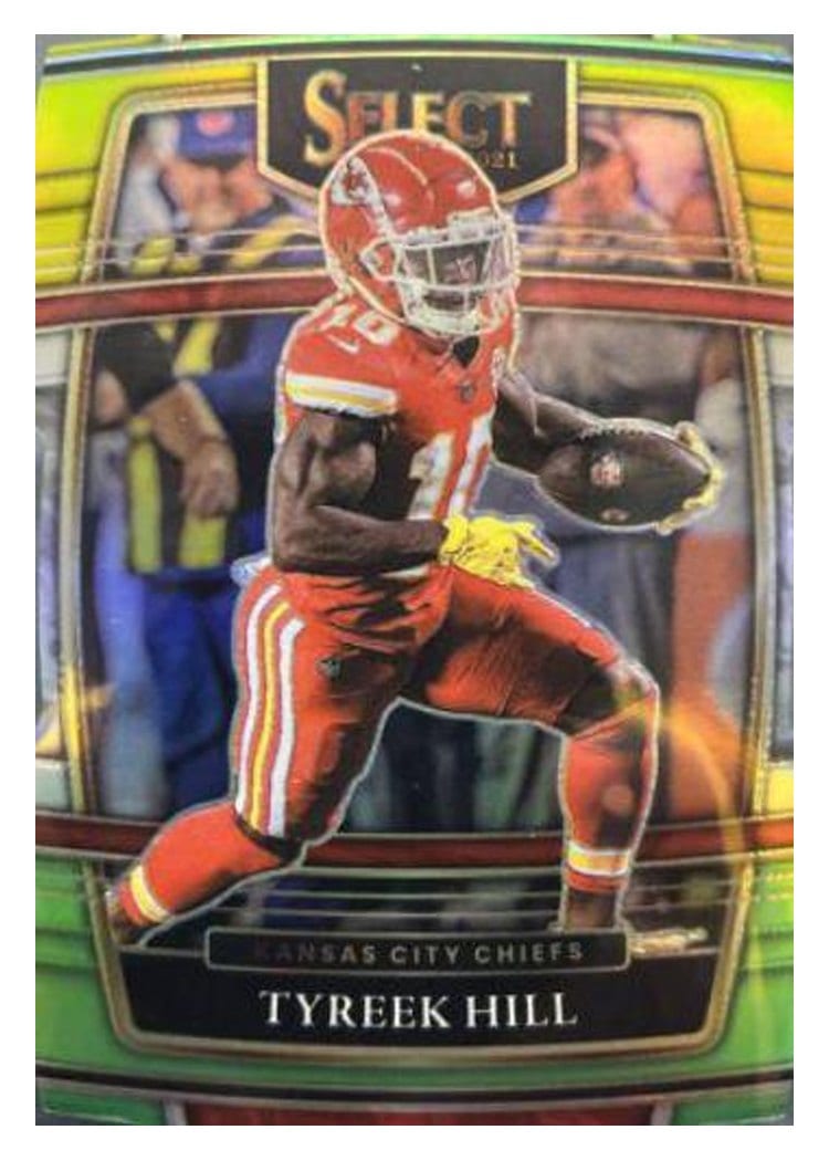 2021 Panini Select Base Set Tyreek Hill #18 card