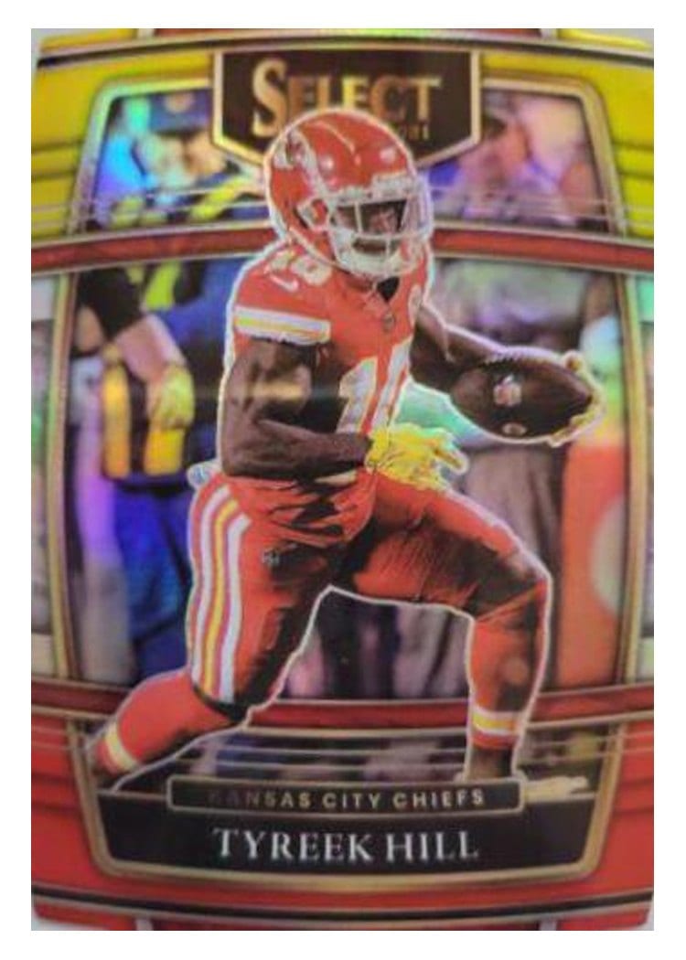2021 Panini Select Base Set Tyreek Hill #18 card