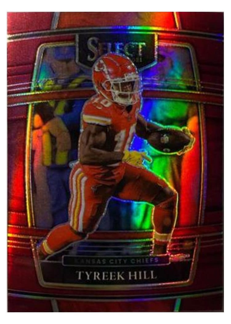 2021 Panini Select Base Set Tyreek Hill #18 card