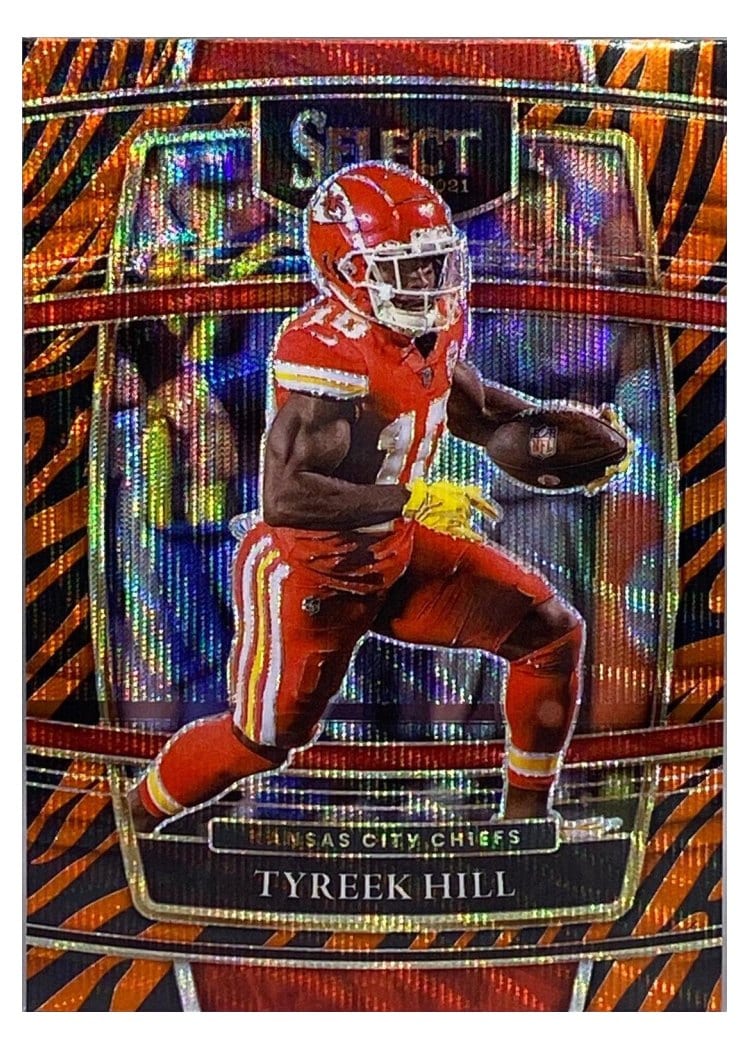 2021 Panini Select Base Set Tyreek Hill #18 card