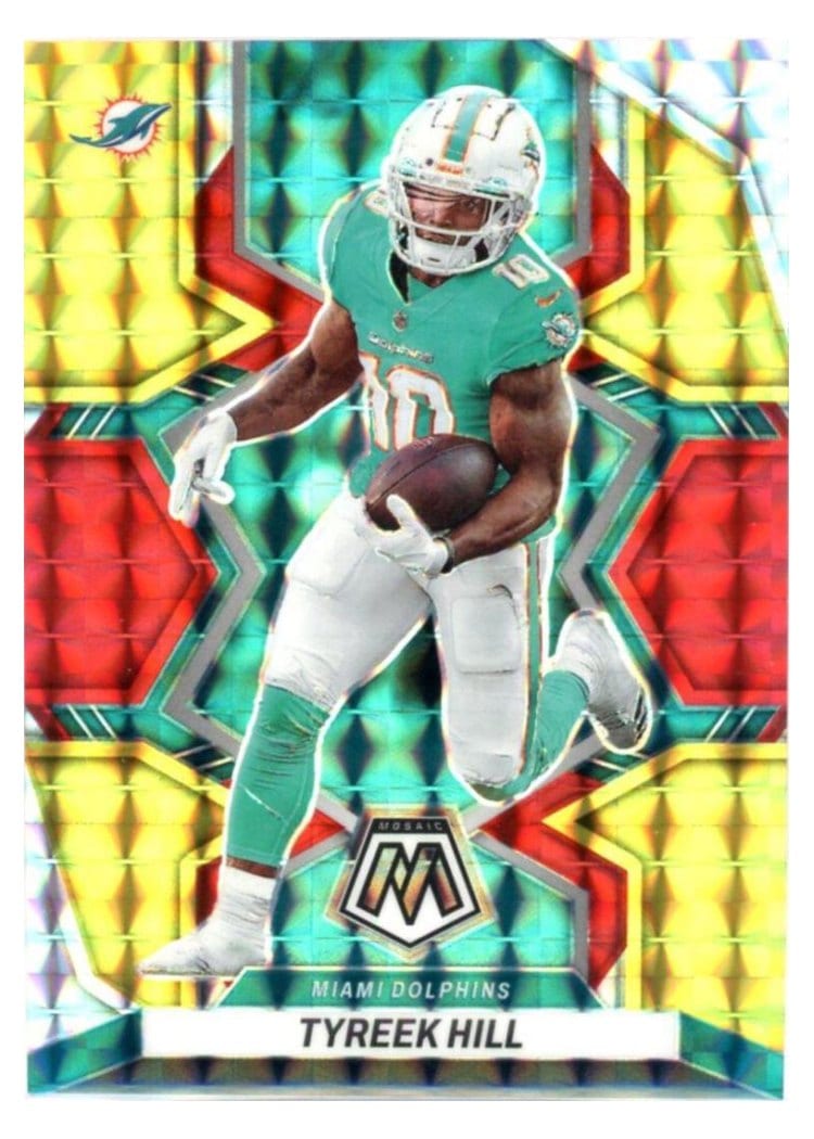 2022 Panini Mosaic Base Set Tyreek Hill #212 card