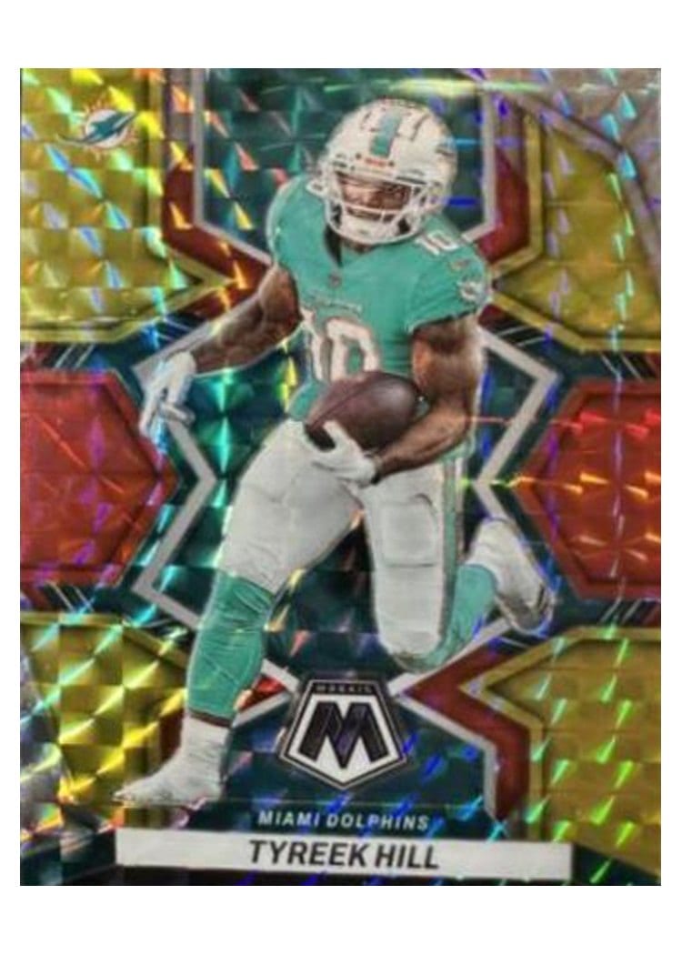 2022 Panini Mosaic Base Set Tyreek Hill #212 card