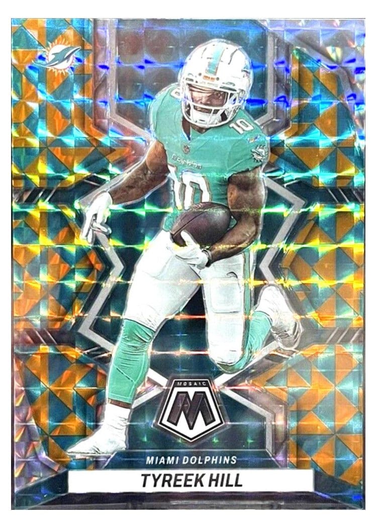 2022 Panini Mosaic Base Set Tyreek Hill Tessellation #212 card