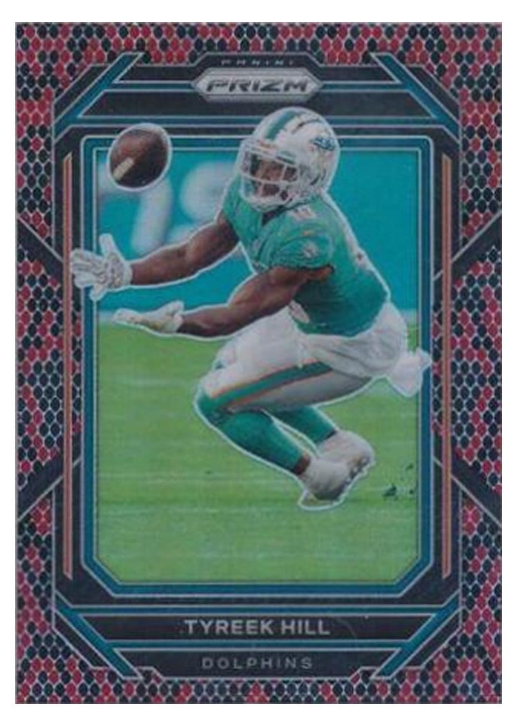 2022 Panini Prizm Base Set Tyreek Hill #180 card