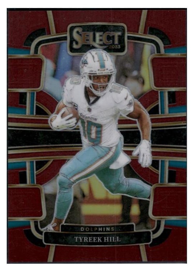 2023 Panini Select Base Set Tyreek Hill Maroon Prizm #62 card
